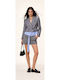 Lumina Short Women's Blazer Gray