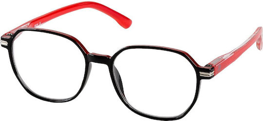 Eyelead Lesebrillen +1.00 in Rote Farbe