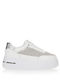 Damen Sneakers Silber