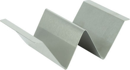 Culinaro Taco Holder 2 Pieces Stainless Steel Silver