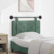 vidaXL Fabric Bed Headboard Cushion Green 90x55cm