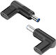 Powertech Αντάπτορας Τροφοδοσίας Yx-09 Usb-c Hp 4.5x3mm Μαύρος