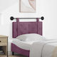 vidaXL Fabric Purple Bed Headboard Cushion 90x55cm