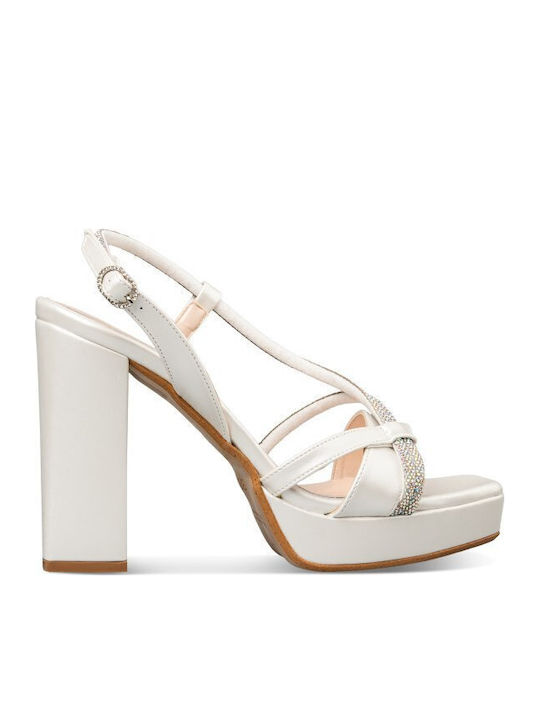 Weiß Damen Sandalen