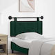 vidaXL Fabric Bed Headboard Cushion Green 110x55cm