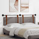 vidaXL Leather Brown Bed Headboard Cushion 170x...