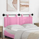 vidaXL Stoff-Kopfstütze für Betten Rosa 150x55cm