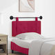 vidaXL Fabric Bed Headboard Cushion Red 90x55cm