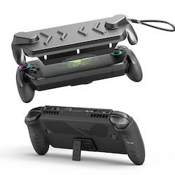 Husă Tpu Asus Rog Ally Ally X Capac Frontal & Suport Jys-x153 Neagră