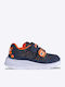 Παιδικά Sneakers με Σκρατς Navy Μπλε