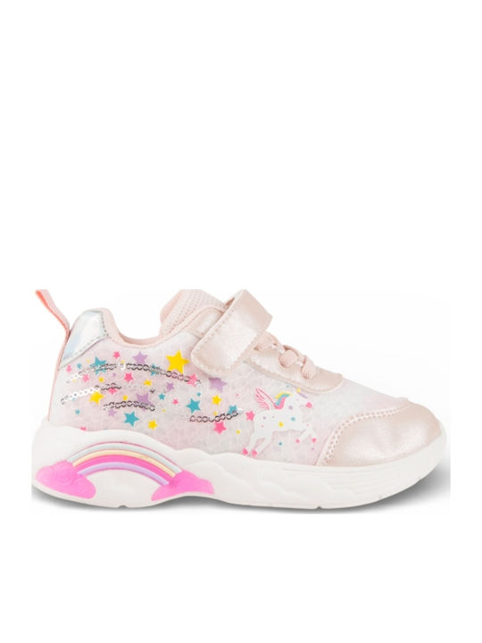 Παιδικά Sneakers με Σκρατς Ροζ