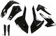 Ufo Kit Plastic Hukit618f-001 Mx Husqvarna Tx 125 17 Black
