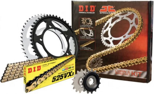 Chain Sprocket Kit Did Jt Suzuki Dl 1000 V-Strom 2014-2020 17-42-525vxgb