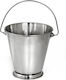 Raki Găleată Pentru Servire cu Diametru 13cm și Înălțime 13cm Stainless
