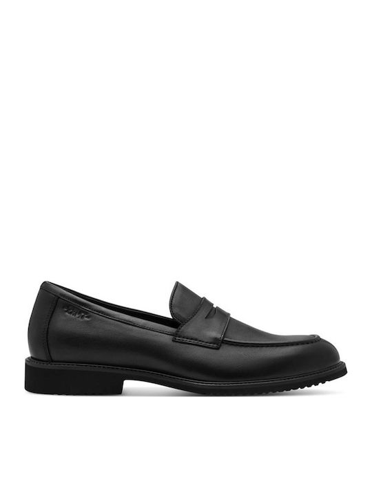 Δερμάτινα Ανδρικά Loafers σε Μαύρο Χρώμα