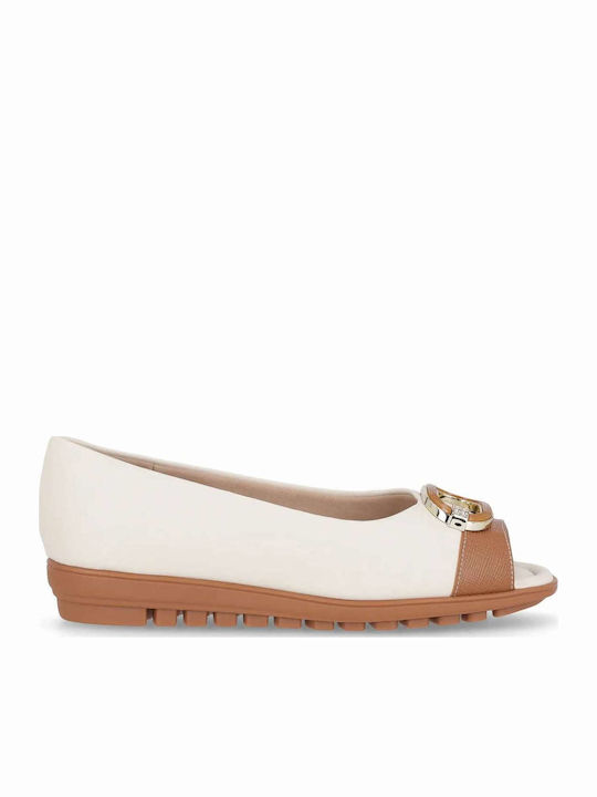 Piccadilly Women's Ballerina Shoes in Beige Color