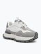 Damen Sneakers Hellgrau / Weiß