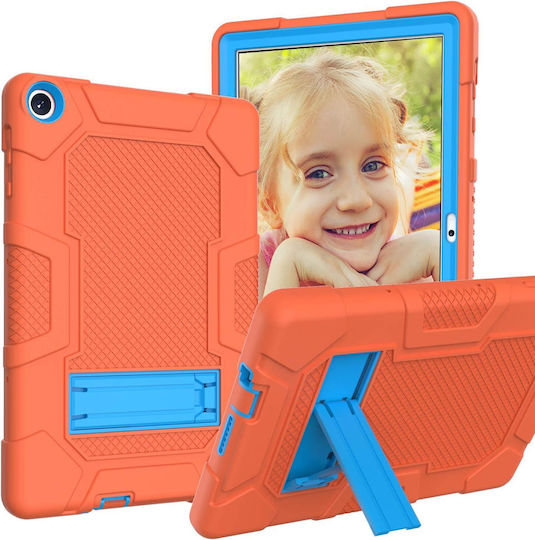 Flip Cover Ανθεκτική Πορτοκαλί (Samsung Galaxy Tab A 10.1" (T515/T510))