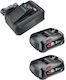 Gardena Lithium Battery Set Capacity 2.5Ah 18V with Charger