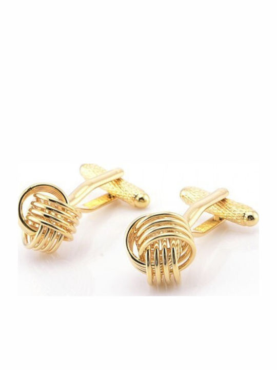 Cufflinks Knots Gold Motif
