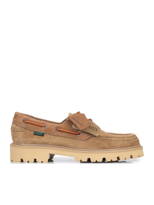 Mocasini Dama Boat Shoes în Culoare Verde