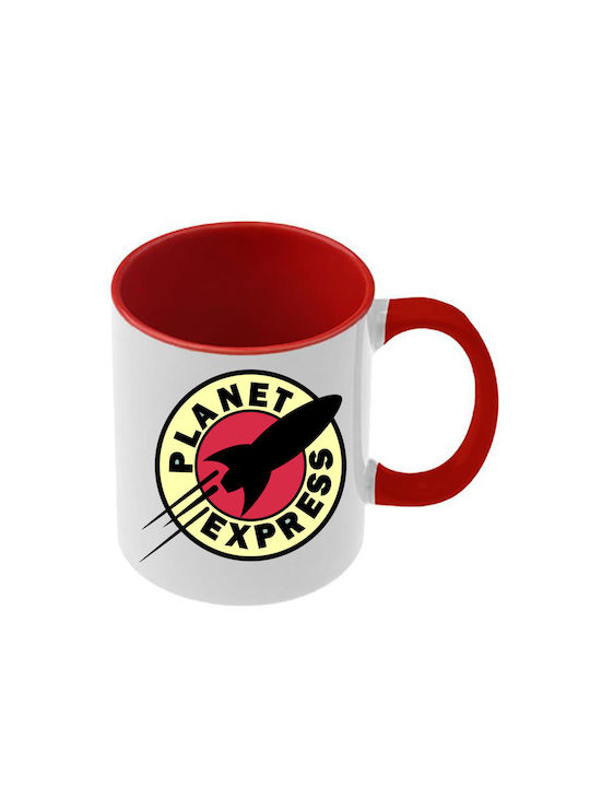 Futurama Tasse Rote Griff Innenseite