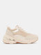 Damentaschen Flatforms Sneakers Beige