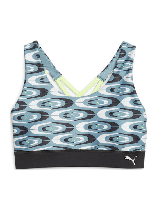 PUMA Strappy Bra Women's Sports Bra Sky Blue