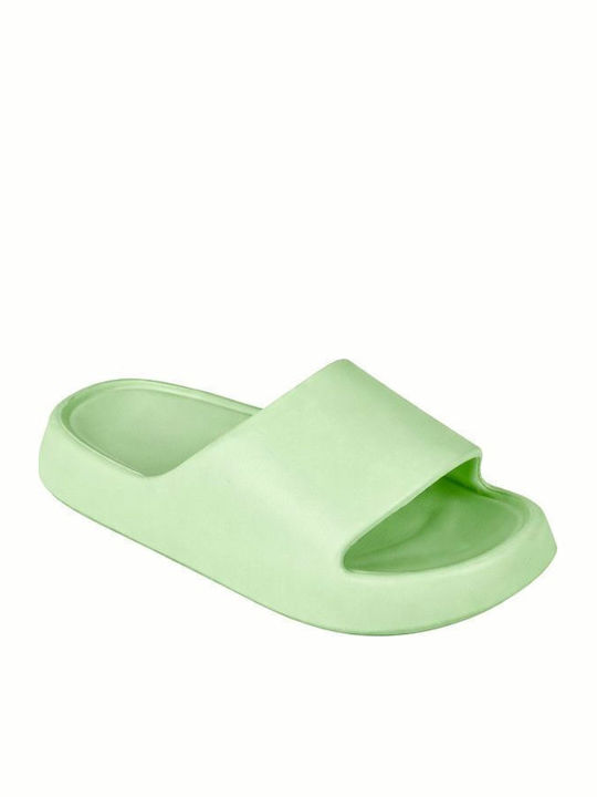 Mitsuko Slides In Green Colour