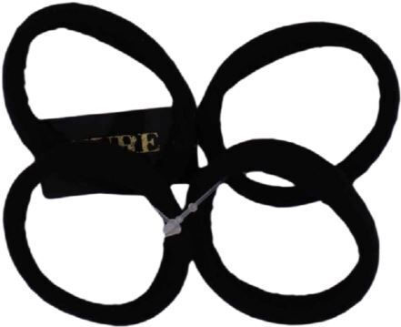 Azure Elastic Negru 4 Bucăți Xa-0501