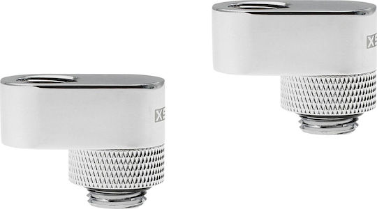 Xspc G1/4 Rotary 14mm Offset Fitting Chrome