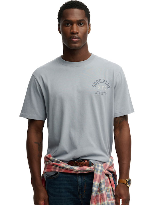 Superdry Ath Tricou Washed Denim