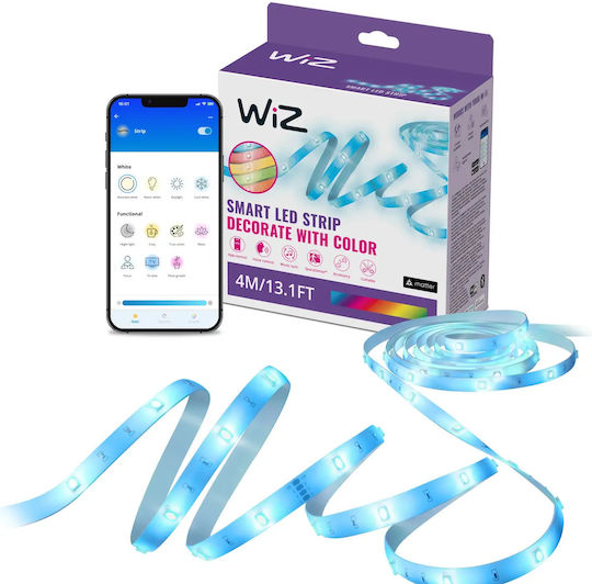 WiZ Smart Ταινία LED Wi-Fi 4m με Τροφοδοτικό
