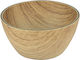 Antibakterielle Polystyrolschüssel Willow Buffet D8,5xH4cm Holzoptik