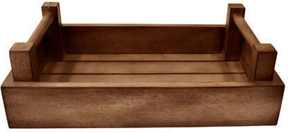 Culinaro Alas Ridicător Cutie Prezentare Bufet Din Lemn De Acacia 34x20xh10.5cm Teatru De Masă
