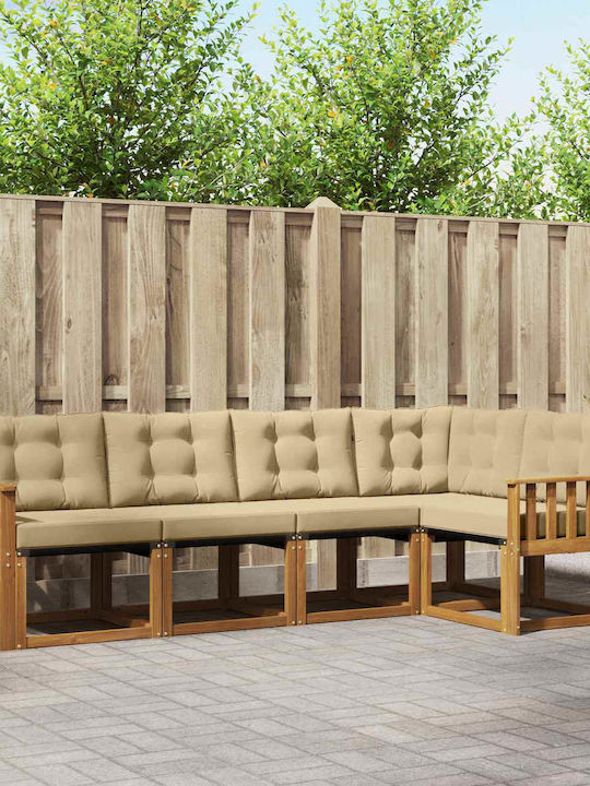 Corner Outdoor Sofa from Pallets with Cushions ...