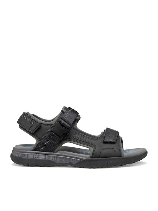 Geox Men's Sandals in Black Colour