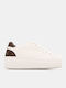 Damen Flatforms Sneakers Braune