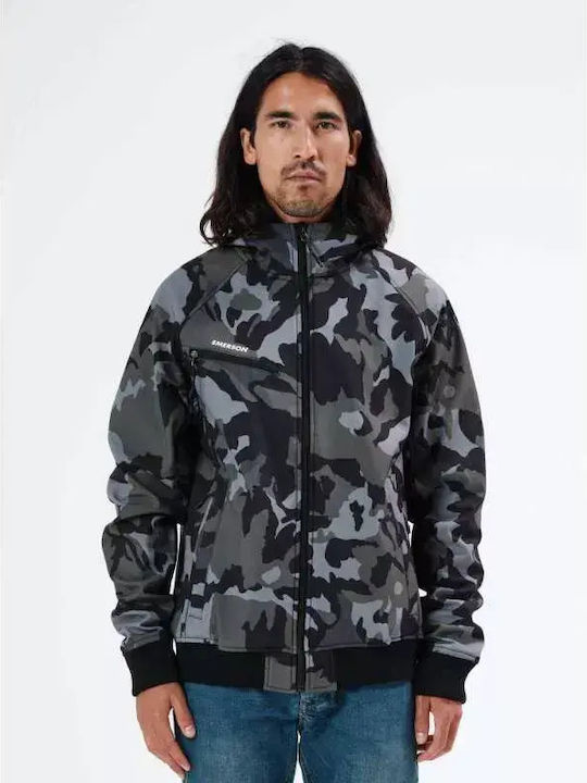 Emerson Μπουφάν Αδιάβροχο και Αντιανεμικό Camo ...