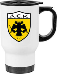 Κούπα Θερμός Αεκ 450ml Λευκή