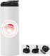 Thermos Bottle Olympiakos 600ml White