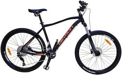 Devron 27.5" Bicicletă De Munte Neagră Devron 27.5" Bicicletă De Munte Neagră