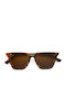Red Raven Freya Women's Sunglasses with Brown Horn-Rimmed Frame and Brown Polarized Lenses