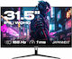 Japannext IPS315WQHD165F Ultrawide IPS Gaming Monitor 31.5" QHD 2560x1440 165Hz