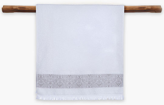 Nef-Nef Homeware Πετσέτα Χεριών Jetrix 30x50εκ. White Βάρους 500gr/m²
