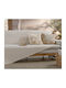 Nef-Nef Homeware Betty Sofa Throw 2 Seater 180x250cm Ecru