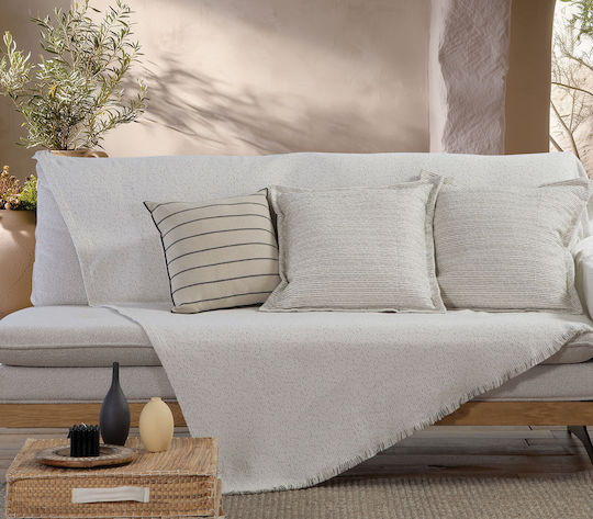 Nef-Nef Homeware Malta Ριχτάρι Τριθέσιου Καναπέ 170x300εκ. Malta 26