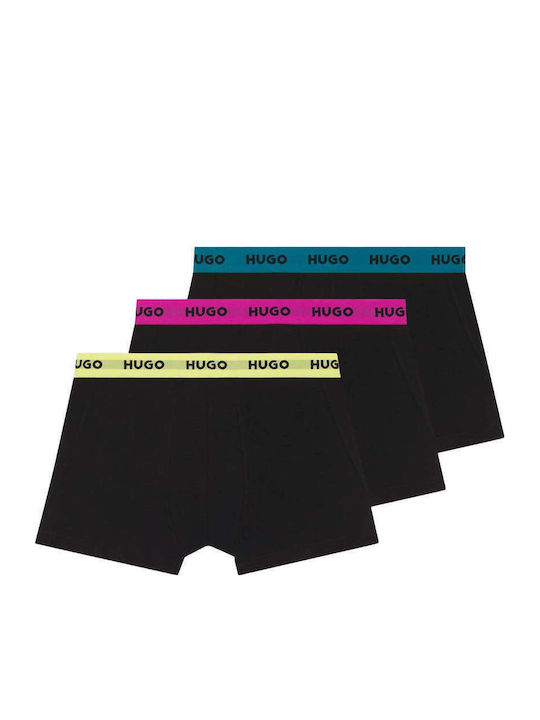 Hugo Ανδρικά Μποξεράκια Πολυχρωμο 3Pack