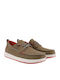 Byron Men's Boat Shoes in Brown Color