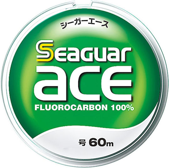 Seaguar Invisible Fishing Line Ace Fluorocarbon 60 Meters 0.435 Millimeters 9 Kilograms